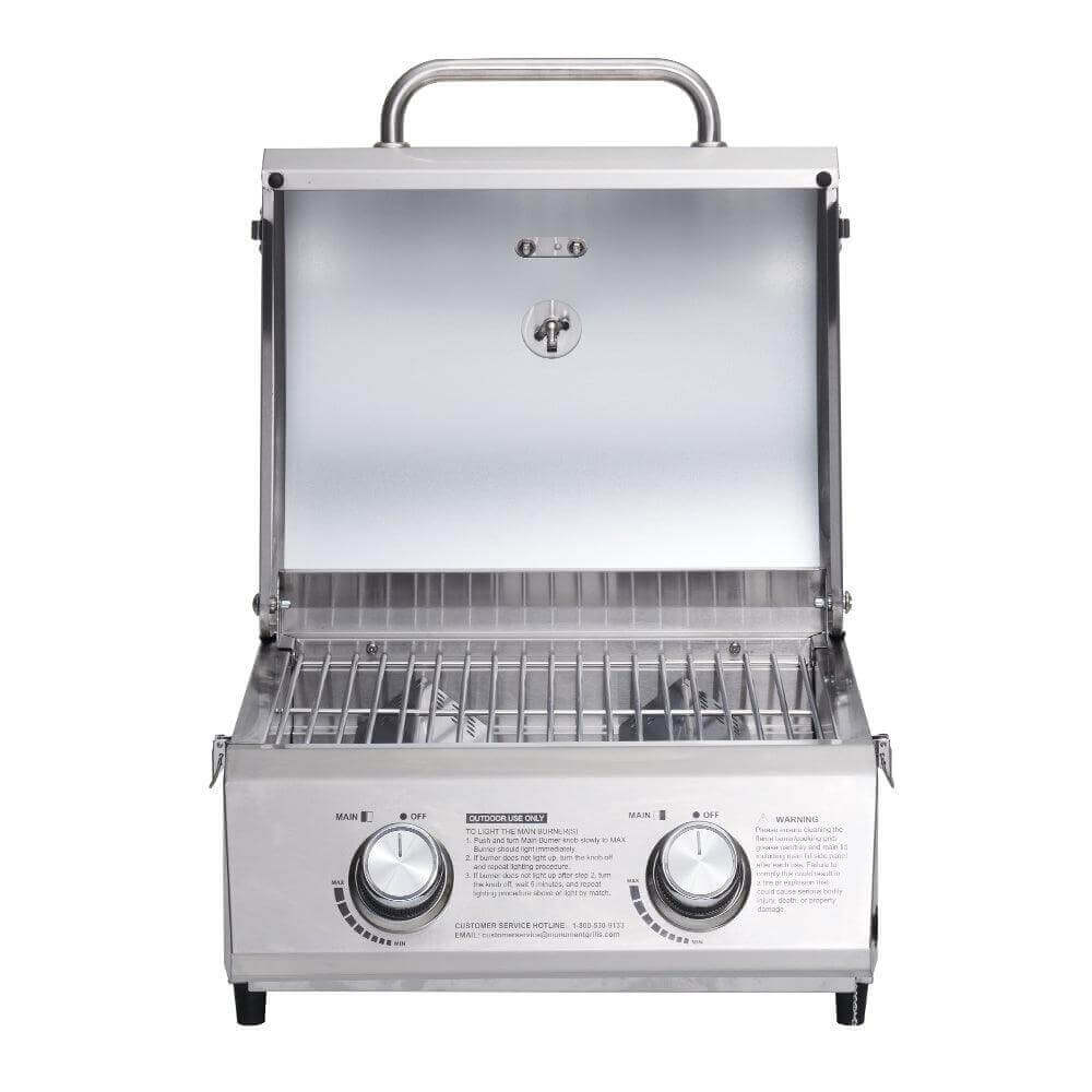 13742 | Stainless Tabletop Propane Gas Grill, photo 9 of 17