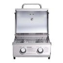 13742 | Stainless Tabletop Propane Gas Grill by Monument Grills
