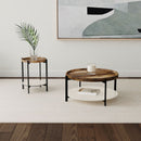 Cowper - Round End Table - Natural by HouseOfZazla