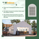 16x32 Ft Party Tent with Removable Sidewalls and Storage Bags by HouseOfZazla