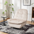 Modern Swivel Gliding Recliner Chair With Rocking Function And Phone Holder, Large Comfortable by HouseOfZazla