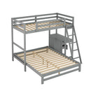Bunk Bed With Built In Desk And 3 Drawers by HouseOfZazla