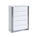 Moon - Smooth Chest With LED - White