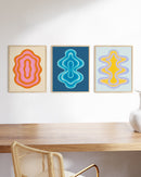 Colorful abstract shapes