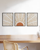 Blazing sun