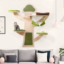 Wall-Mounted Cat Tower Cat Wall Shelves Furniture with Bed-Green by LJGDeals