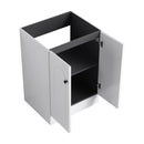 Modern Freestanding Bathroom Vanity With Soft Close Cabinet Doors by HouseOfZazla
