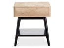 Fletcher Modern Rectangular Dining Table Driftwood Finish