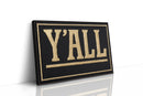 Y’ALL Western Beaded Sign