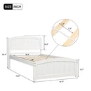 Platform Bed & Headboard, Footboard And Wood Slat Support by Unique Piece Furniture