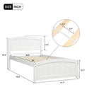 Platform Bed & Headboard, Footboard And Wood Slat Support by Unique Piece Furniture