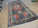 4' X 9' Antique Handmade Turkish Tribal Oriental Geometric Wool Rug