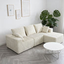 Corner Combination Sofa Sectional Couch With Soft Fabric