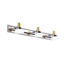 GobekUsa Modern Stainless Steel Wall Light with Acrylic Cone Shade - 2/3 Lights - Warm/White Lighting