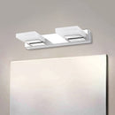 GobekUsa Chrome Wall Sconce with Brick Acrylic Shade for Bathroom Vanity - Choose from 2/3/5 Warm White Lights