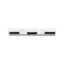 GobekUsa Chrome Wall Sconce with Brick Acrylic Shade for Bathroom Vanity - Choose from 2/3/5 Warm White Lights