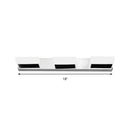 GobekUsa Chrome Wall Sconce with Brick Acrylic Shade for Bathroom Vanity - Choose from 2/3/5 Warm White Lights