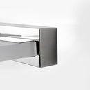 GobekUsa Chrome Wall Sconce with Brick Acrylic Shade for Bathroom Vanity - Choose from 2/3/5 Warm White Lights