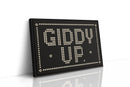 Giddy Up Western Typography