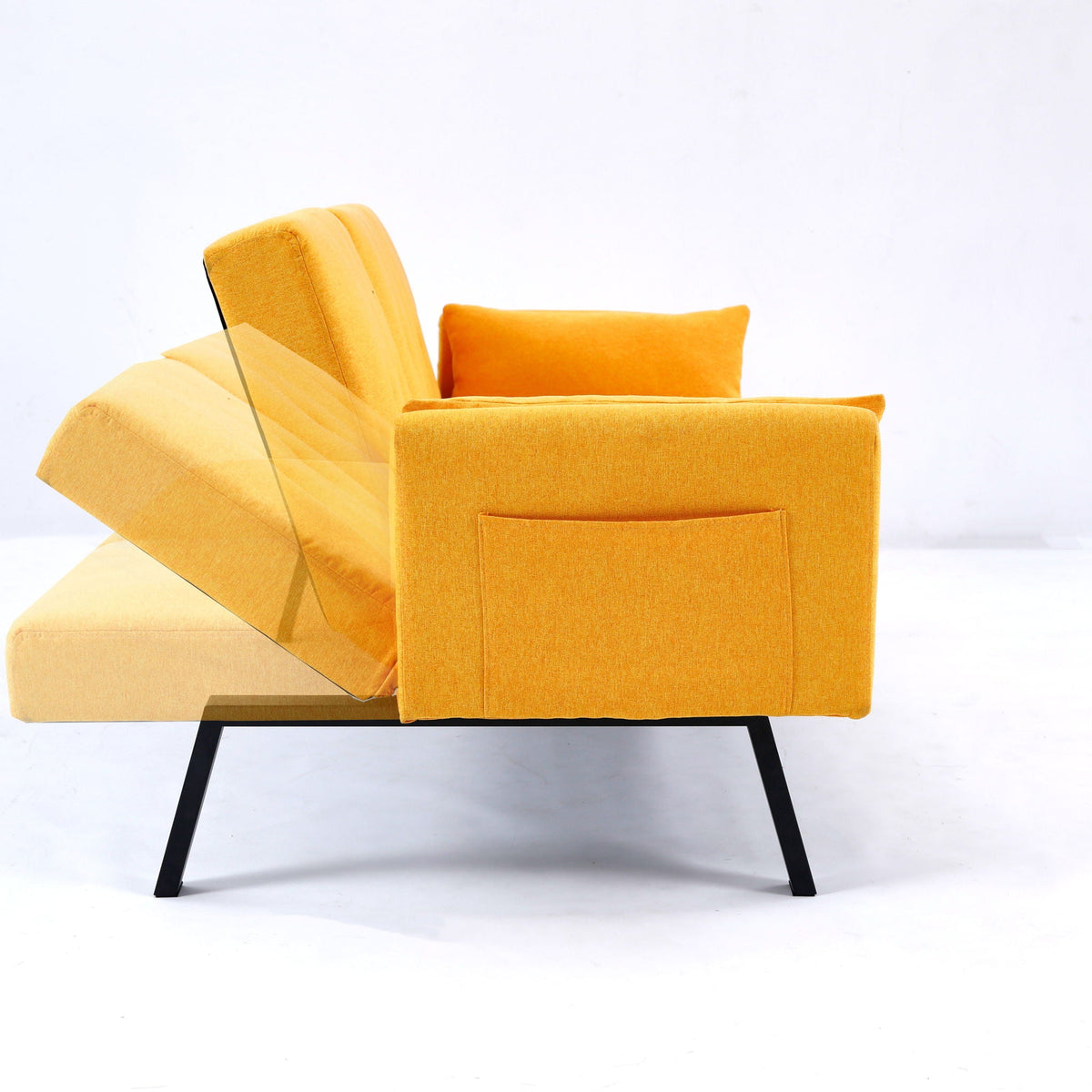 Sofa Bed With Foldable Design And Cup Holder, photo 20 of 40