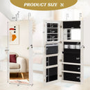 Lockable Storage Jewelry Cabinet with Frameless Mirror by LJGDeals