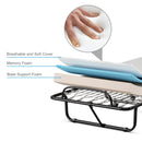 Rollaway Folding Bed with Memory Foam Mattress and Sturdy Metal Frame Made in Italy by LJGDeals