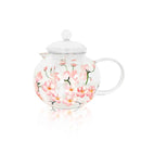 Painted Cherry Blossom Tea Pot by DRNKART STUDIOS