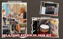 Piccolo Snare Drum 13" x 3.5" by GRIFFIN | 100% Poplar Wood Shell with Black Hickory Finish & Coated Drum Head | Professional Drummers Deluxe Percussion Instrument with Bright Tone & Brilliant Attack
