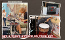 Piccolo Snare Drum 13" x 3.5" by GRIFFIN | 100% Poplar Wood Shell with Flat Hickory Finish & Coated Drum Head | Drummers Acoustic Marching Kit Percussion Instrument with Snare Strainer Throw Off Set