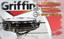 Piccolo Snare Drum 13" x 3.5" by GRIFFIN - 100% Poplar Wood Shell with Zebra Wood Finish & Coated Drum Head - Marching Drummers Percussion