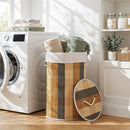 13.2 Gallon Bamboo Laundry Hamper with Removable Liner by DirectDeals