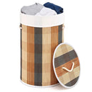 13.2 Gallon Bamboo Laundry Hamper with Removable Liner by DirectDeals