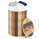 13.2 Gallon Bamboo Laundry Hamper with Removable Liner by LJGDeals