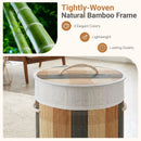 13.2 Gallon Bamboo Laundry Hamper with Removable Liner by DirectDeals
