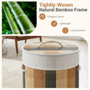 13.2 Gallon Bamboo Laundry Hamper with Removable Liner by LJGDeals