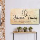 White Family Sign