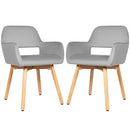 Set of 2 Modern Accent Armchairs by DirectDeals