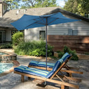 9Ft Patio Bistro Half Round Umbrella by LJGDeals