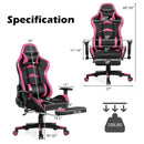 Massage Gaming Chair with Footrest by LJGDeals