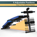 Adjustable Sit Up Bench with LCD Monitor