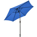 9 FT Outdoor Market Patio Table Umbrella Push Button Tilt Crank Lift-gray by LJGDeals