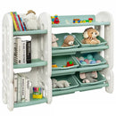 Kids Toy Storage Organizer with Bins and Multi-Layer Shelf for Bedroom Playroom by LJGDeals