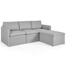 Convertible L-Shaped Sectional Sofa Couch with Reversible Chaise by LJGDeals