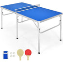 60 Inch Portable Tennis Ping Pong Folding Table with Accessories by LJGDeals