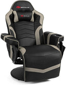 Ergonomic High Back Massage Gaming Chair with Pillow-Pink by DirectDeals