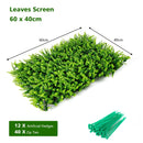 12 Pieces 16 x 24 Inch Artificial Eucalyptus Hedge Plant Privacy Fence Panels by LJGDeals