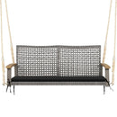 2-Person Patio Wicker Hanging Swing Chair by LJGDeals
