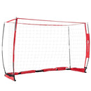 6/8/12 Feet Durable Bow Style Soccer Goal Net with Bag-12' x 6' by LJGDeals