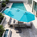 13 FT Double-Sided Patio Umbrella with 36 LED Lights by DirectDeals