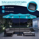 13 FT Double-Sided Patio Umbrella with 36 LED Lights by LJGDeals